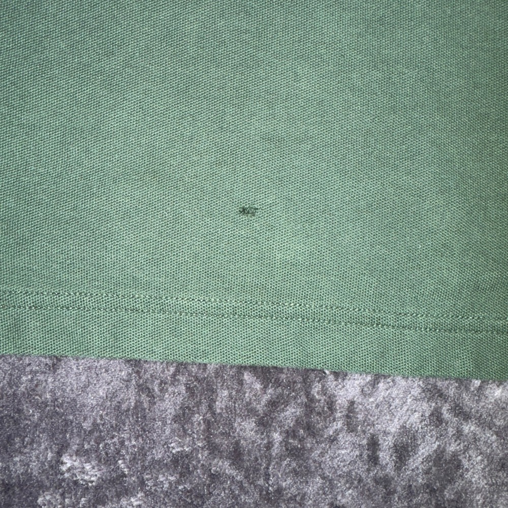 Mens Forest Green 100% Cotton Pique Short Sleeve Polo Shirt 3237-26 Size 3XL - Picture 6 of 12